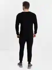 Черный термобельё мужское, комплект, Amigo
