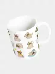Кружка керамическая Весёлые мопсы
