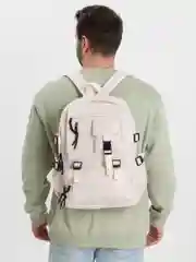Белый рюкзак школьный женский мужской портфель городской школьный девочки мальчика спорта