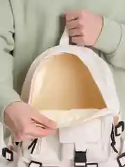 Белый рюкзак школьный женский мужской портфель городской школьный девочки мальчика спорта