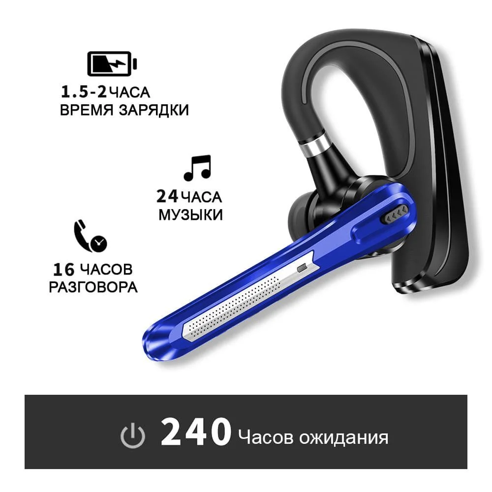 Гарнитура наушник беспроводная HSP-B3 русский язык, Bluetooth v5.0 для 2 - х телефонов