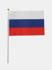 Флаг России на праздник день России, флаг с гербом России
