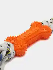 Игрушка для собак из хлопковой веревки с узлами, косточка, игрушка канат, косточка для собак