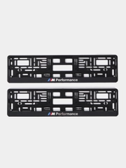 Рамки для номера автомобиля BMW M Performance - комплект 2 шт