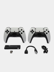 Игровая приставка M8Pro, 8/16/32 бита, 64 ГБ, HDMI, microSD, 2 беспроводных джойстика