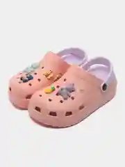 Розовый сабо женские с джибитсами