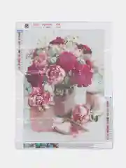 Конфетный алмазная мозаика без подрамника 30/40 "Цветы, букет"