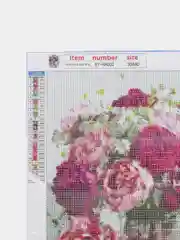 Конфетный алмазная мозаика без подрамника 30/40 "Цветы, букет"