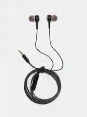 Черный проводные наушники FaizFull FN24 (3.5 mm Aux)