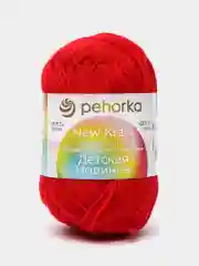 Багровый пряжа Пехорка Детская новинка, 100% акрил, 50 г, 200 м