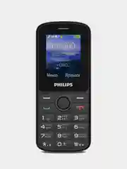 Черный кнопочный телефон Philips Xenium 2G