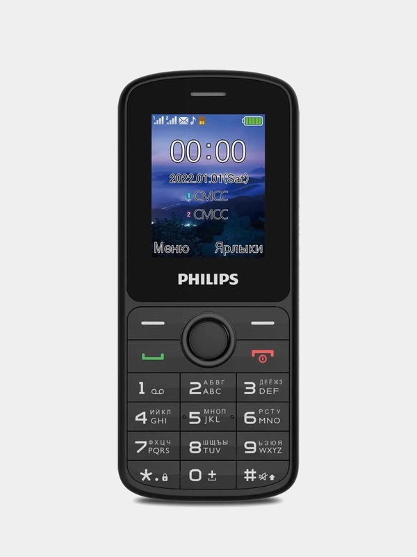 Кнопочный телефон Philips Xenium 2G
