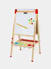 Мольберт детский двухсторонний растущий 3 в 1 50х50 см, с бумагой, Brauberg Kids, 238150