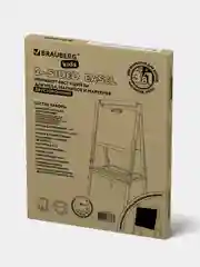 Мольберт детский двухсторонний растущий 3 в 1 50х50 см, с бумагой, Brauberg Kids, 238150