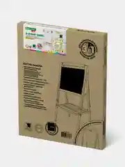 Мольберт детский двухсторонний растущий 3 в 1 50х50 см, с бумагой, Brauberg Kids, 238150
