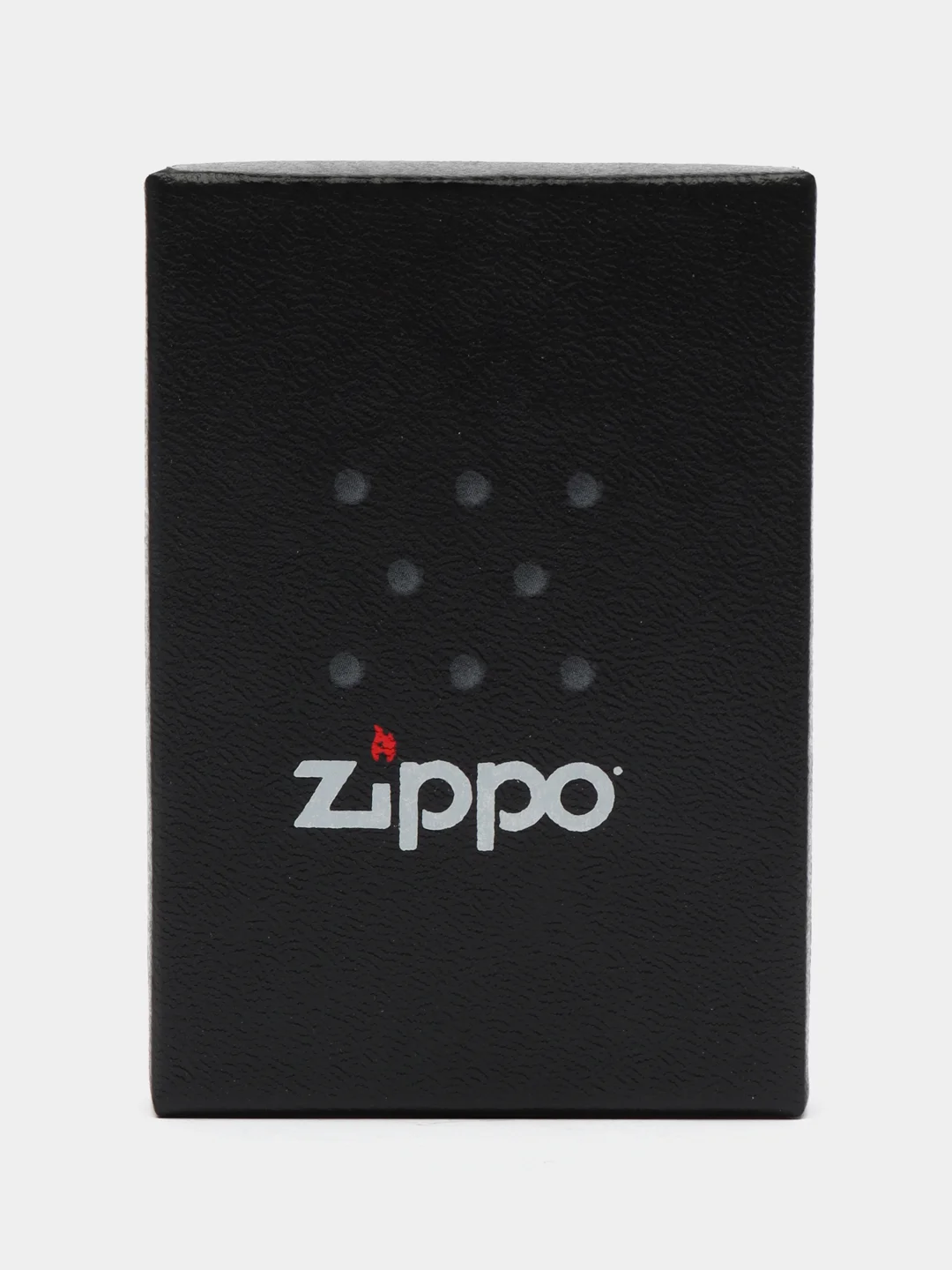Серебряный зажигалка бензиновая ZIPPO 207 Classic с покрытием Satin Chrome
