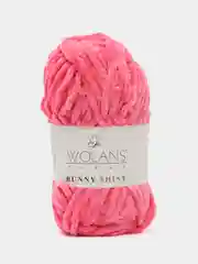 Пряжа плюшевая Wolans Bunny Shine Mix № 17