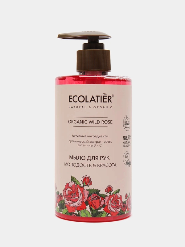Мыло для рук Молодость и Красота Ecolatier Green 460 мл
