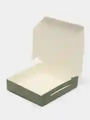 Оливковый коробка подарочная, 14х14х3,5см