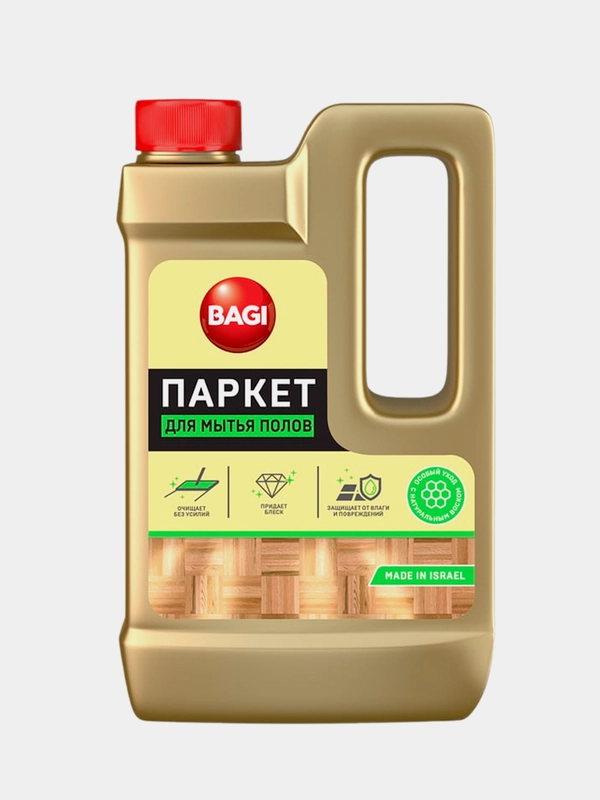 Специализированное концентрированное средство для мытья полов Bagi Паркет, 550 мл