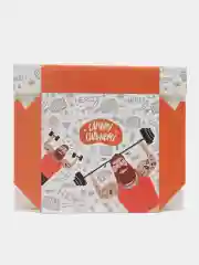 Медный коробка подарочная, 14х14х3,5см
