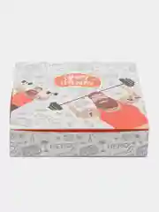Медный коробка подарочная, 14х14х3,5см