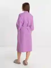 Сиреневый халат вафельный, унисекс
