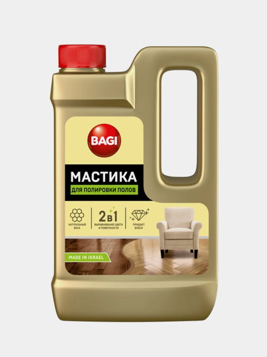 Мастика для полировки полов Bagi, 500 мл
