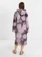 Халат женский с капюшоном, велсофт