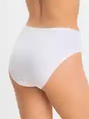 Белый трусы женские, однотонные, из хлопка