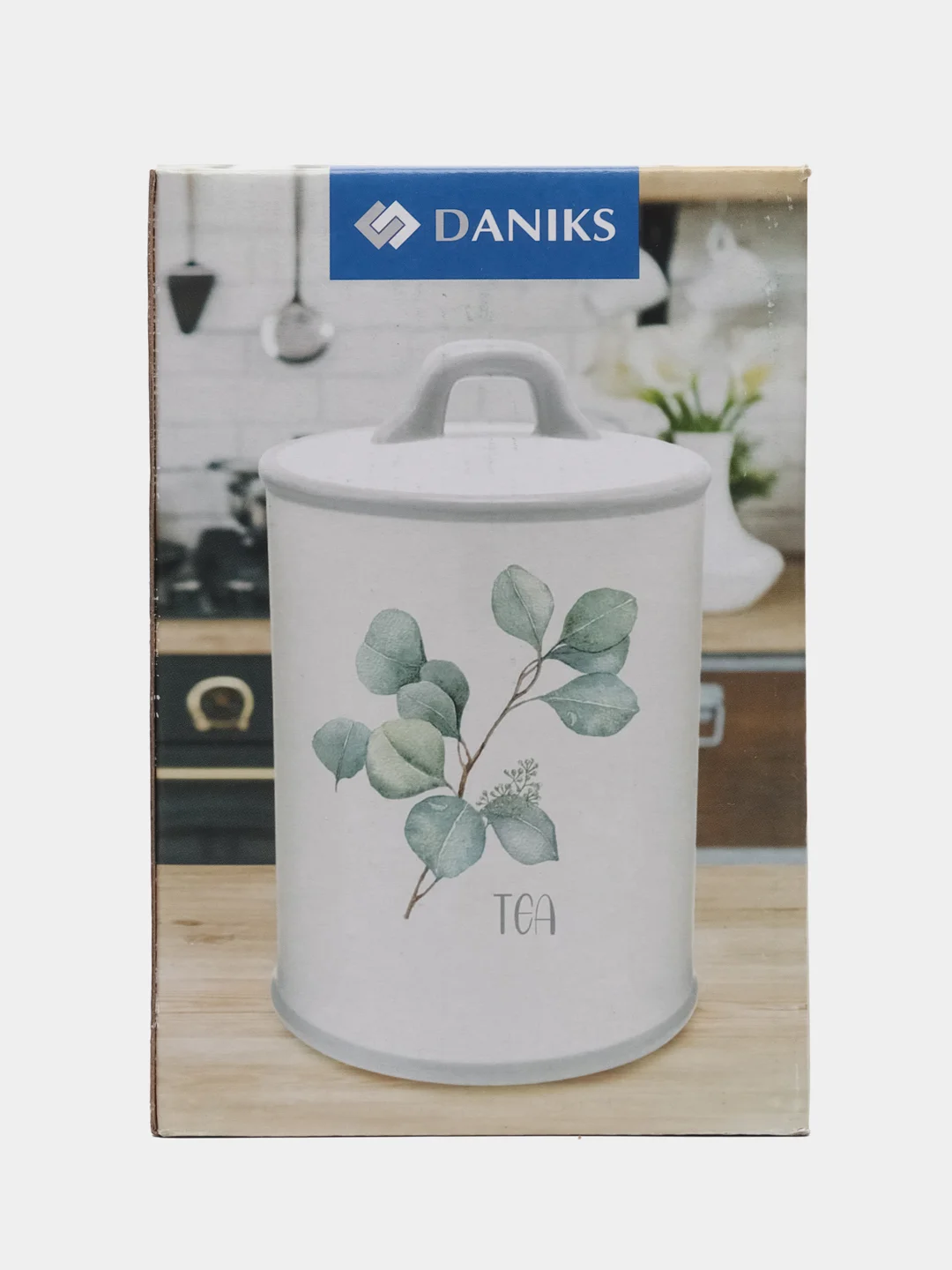Банка для чая, доломит, 0.46 л, с крыш, Daniks, Вилладжио