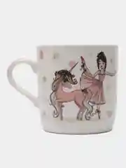 Набор детской посуды керамика, 3 шт, Балерина, Daniks, C835