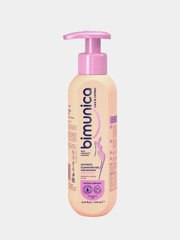 Гель для Женской интимной гигиены Bimunica успокаивающий, 250 мл