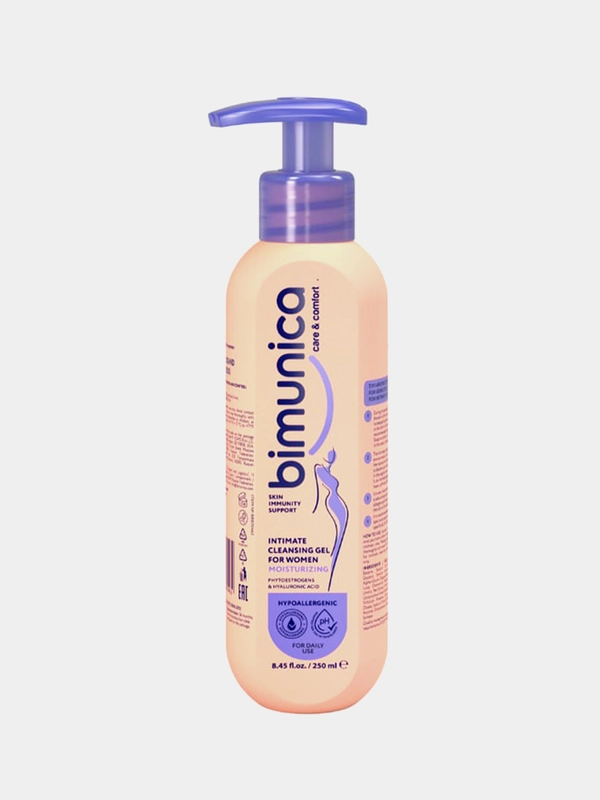 Гель для женской интимной гигиены увлажняющий Bimunica, 250 мл
