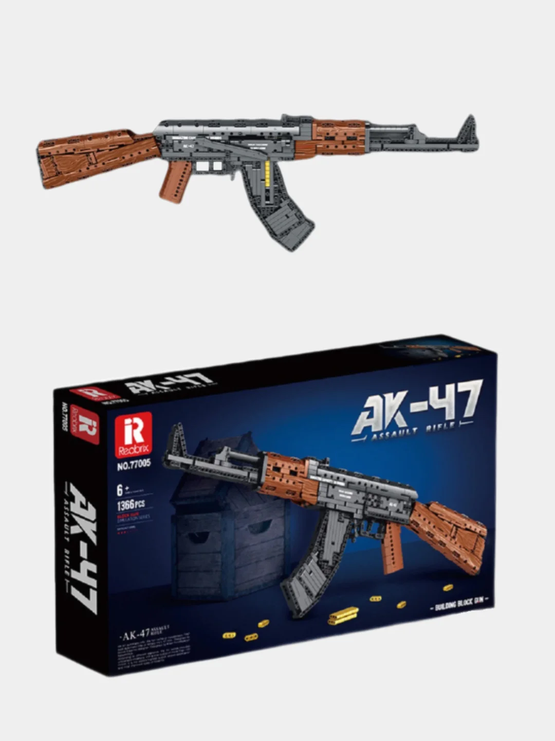 Конструктор автомат AK47 Набор 1366 деталей