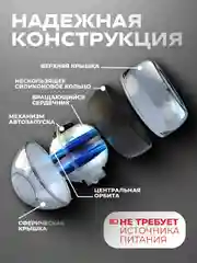 Красный эспандер гироскопический кистевой светящийся, тренажер для рук, подарок на новый