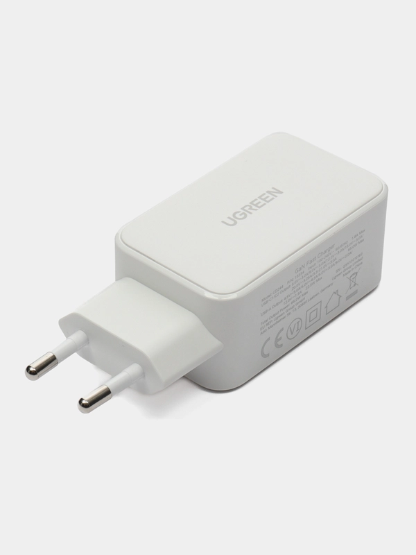 Зарядное устройство Xiaomi Ugreen Nexode CD244 USB-A+2xUSB-C 65W 15334