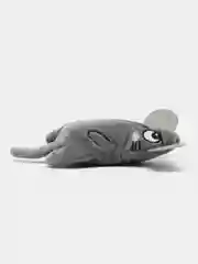 Серый мягкая игрушка для кошек с кошачьей мятой, мышка для котят