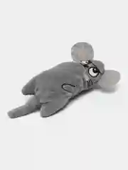 Серый мягкая игрушка для кошек с кошачьей мятой, мышка для котят