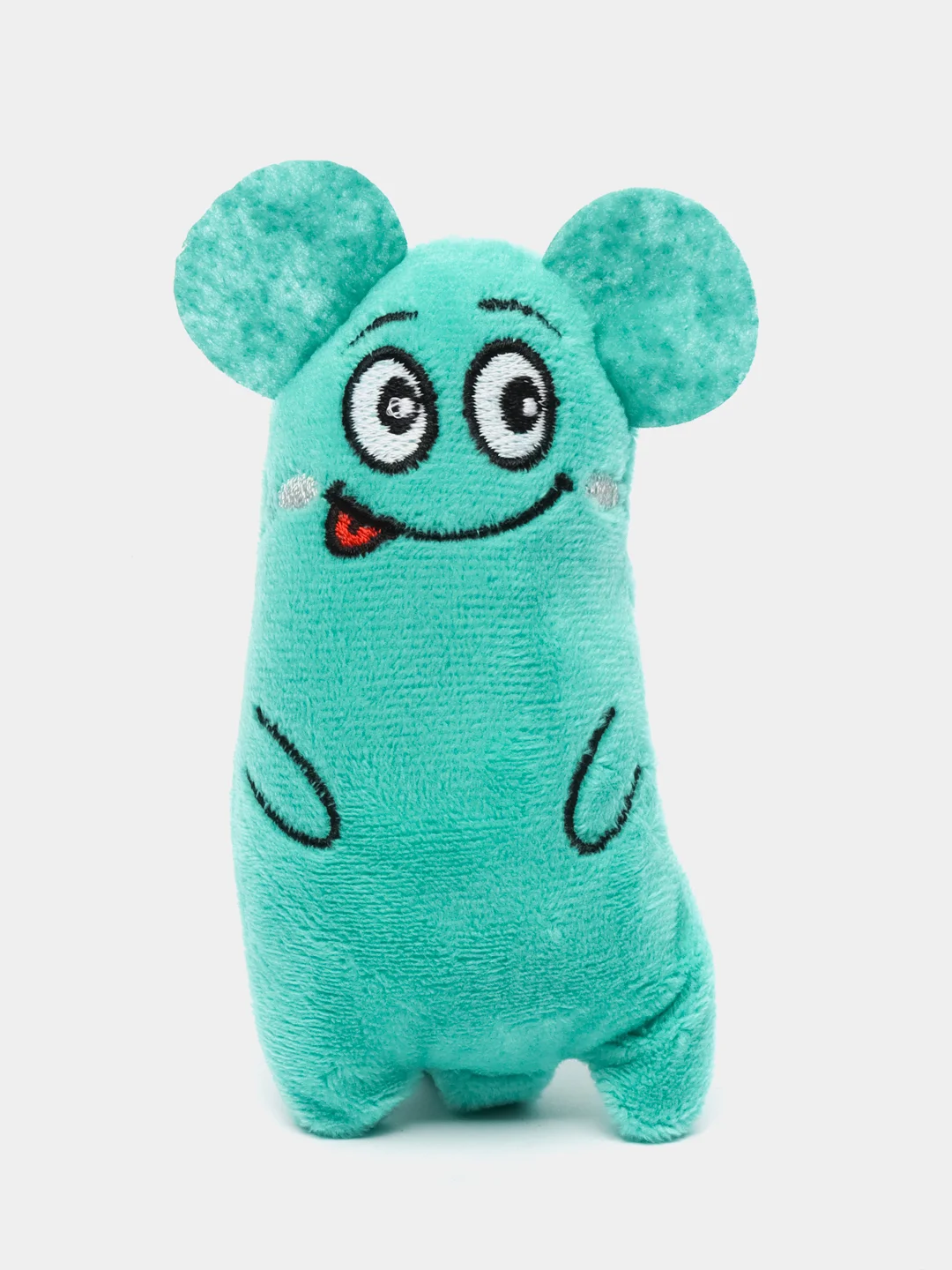 Бирюзовый мягкая игрушка для кошек с кошачьей мятой, мышка для котят