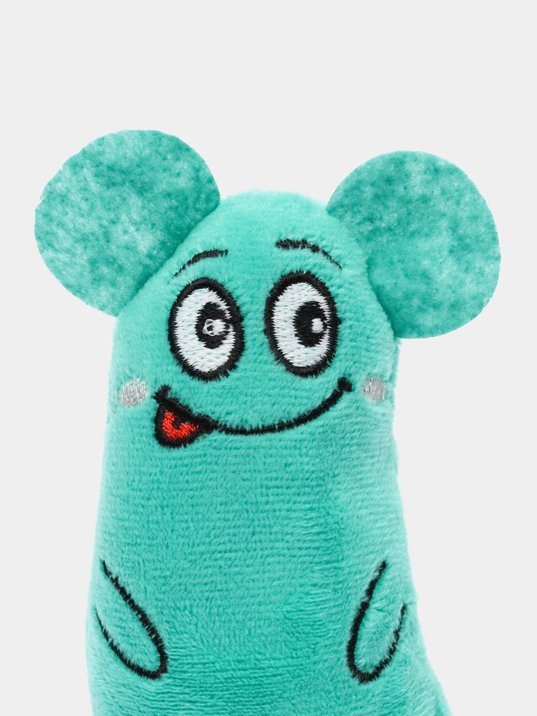Бирюзовый мягкая игрушка для кошек с кошачьей мятой, мышка для котят