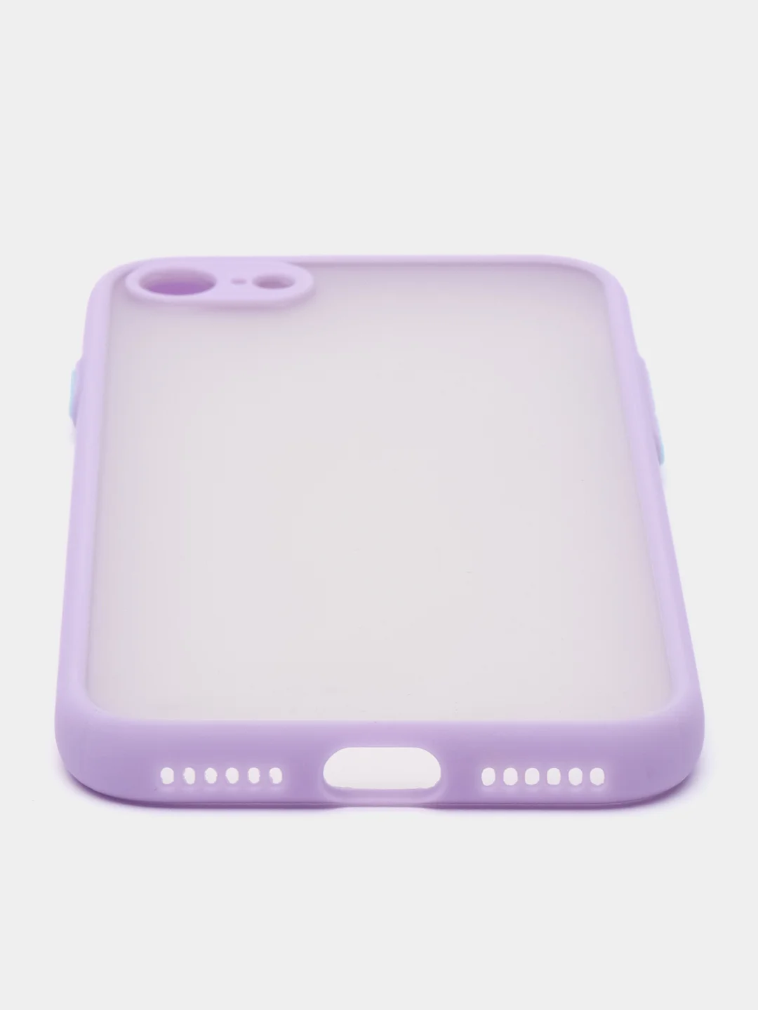 Красный apple iPhone 7 / 8 / SE 2020 чехол матовый с цветными кнопками