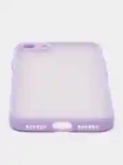 Красный apple iPhone 7 / 8 / SE 2020 чехол матовый с цветными кнопками