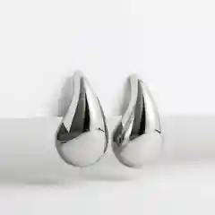 Серьги капля, массивные серьги, женские серьги, трендовые , объемные серьги, мятый металл