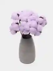 Фиолетовый хлопок НАТУРАЛЬНЫЙ ,СУХОЦВЕТЫ ,10 ШТУК