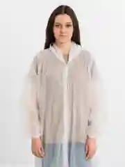 Дождевик женский с капюшоном, многоразовый, унисекс