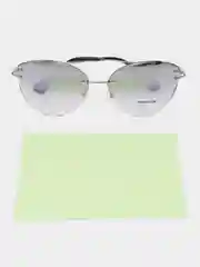 Серебряный женские имиджевые солнцезащитные очки UV400