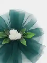 Зеленый банты новогодние