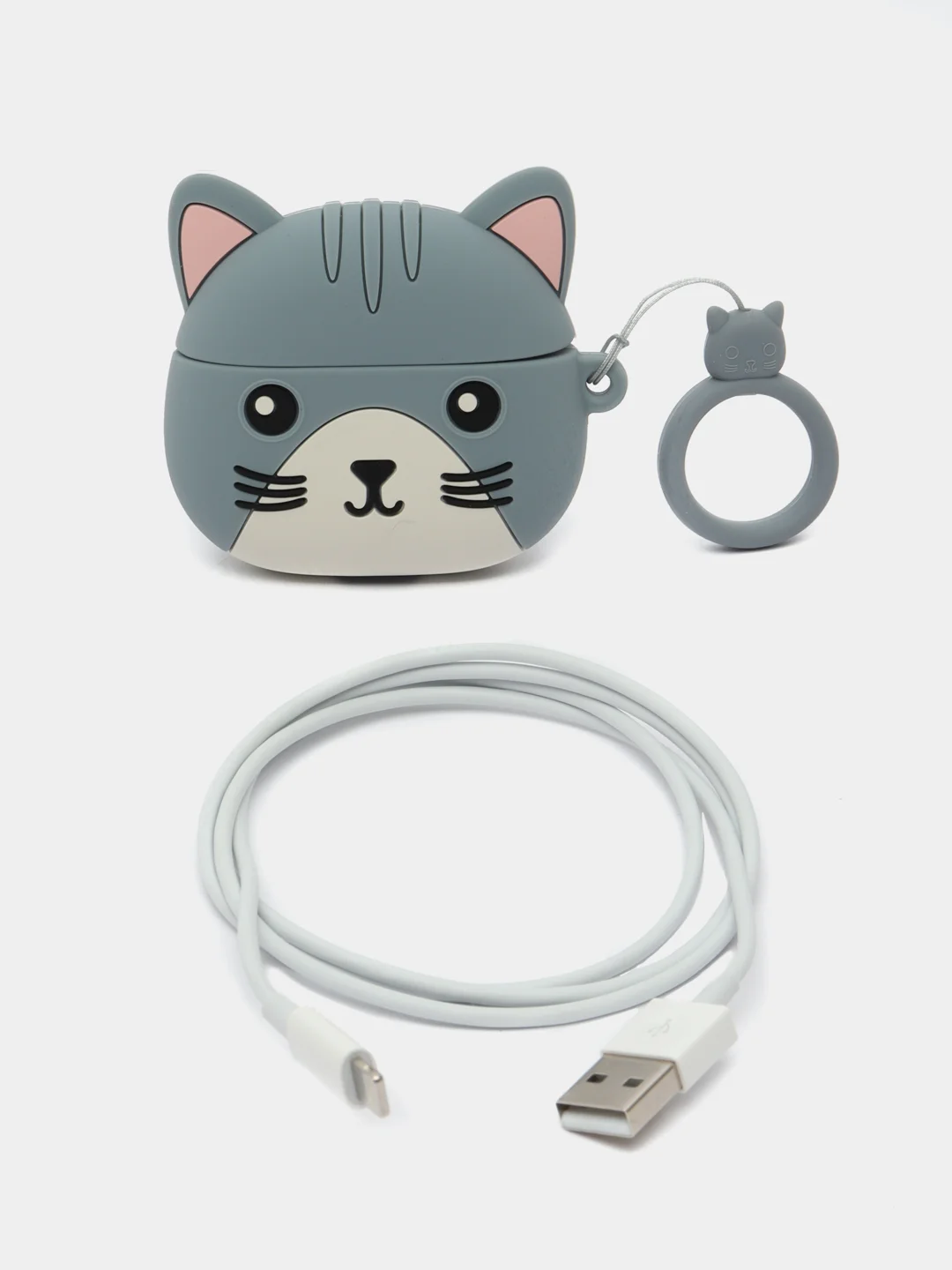 Серый беспроводные наушники Hoco EW46 DODGE CAT "котик"