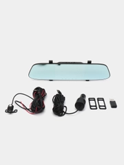 Видеорегистратор Digma FreeDrive 404 MIRROR DUAL, черный